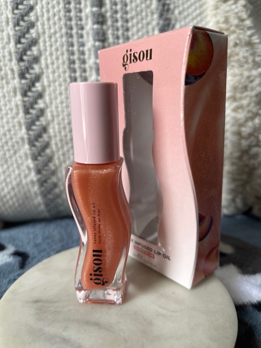 Gisou - Honey-Infused Lip Oil - Glazed Plum